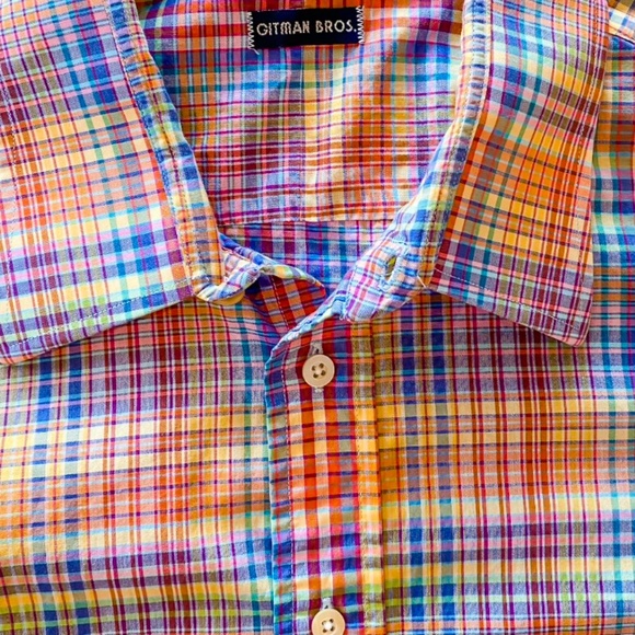 **SOLD**Gitman Bros. Plaid Button Down Shirt - Picture 3 of 4